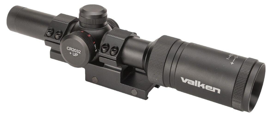 Valken Tactical 1-4x20 Variable Zoom Mil-Dot Illuminated Scope